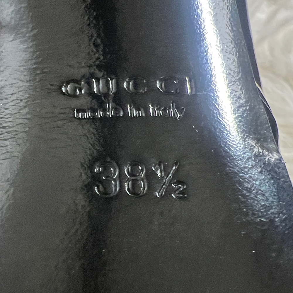 Gucci Black Patent Leather Heels - Picture 10 of 13